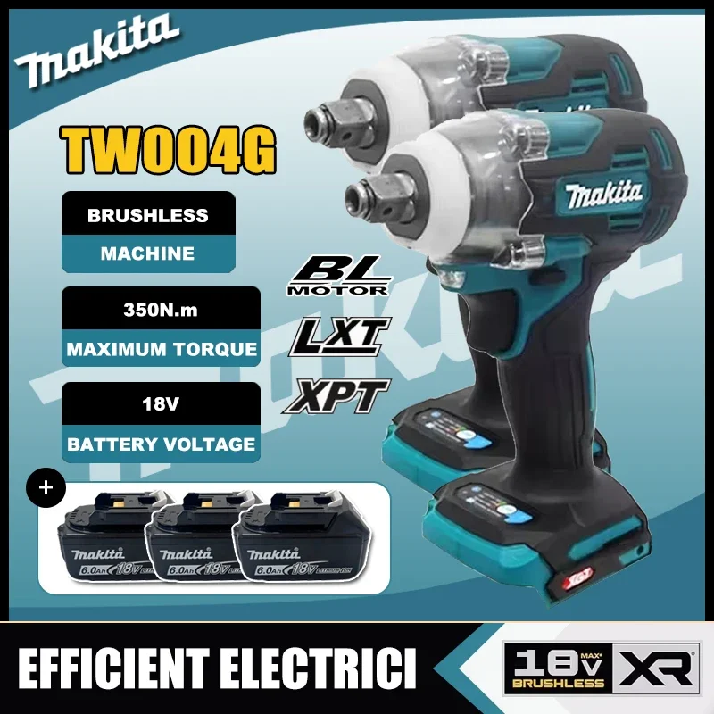 

Бесщеточная отвертка Makita TW004G 630Нм, аккумуляторная электрическая отвертка, перезаряжаемая дрель-шуруповерт для аккумулятора 18В