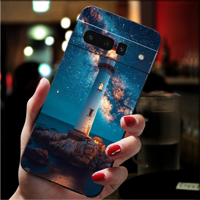 

Phone Case For Google Pixel 10 9 Pro XL 9A 8 7 6 Pro Pixel 8A 7A 6A Pixel 8 7 6 5 Lighthouse Case