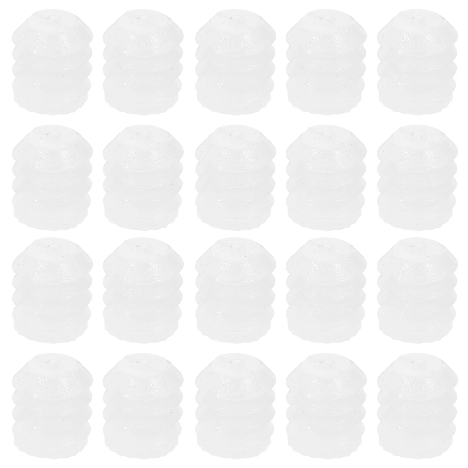 150pcs Plastic Furniture Thread Inserts Three-In-One Design For Cabinet Door Hinge Dowels Repair Installation Fasteners