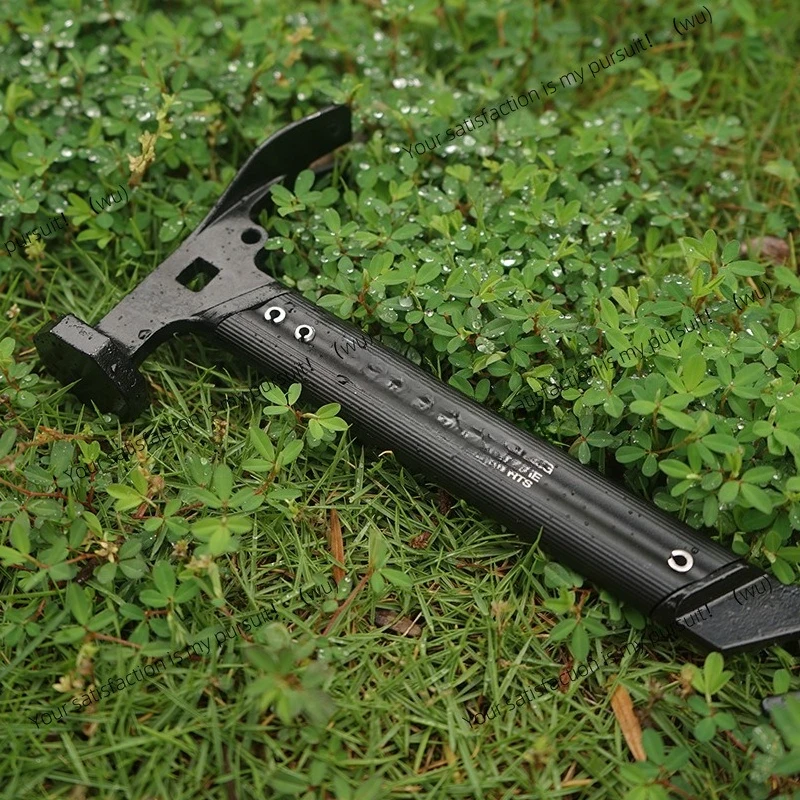 New Outdoor Mini Tent Hammer Multifunctional Stainless Steel Aluminum Alloy Handle Camping Canopy Ground Hammer Small Hammer