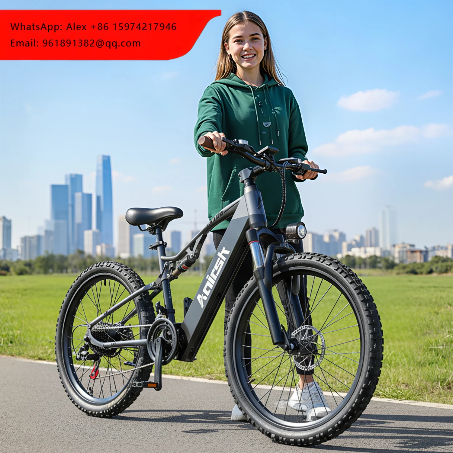 China Factory Direct Road Ebike Electric City Bike 48V 20Ah Front Hub Motor 750W Adult Electric Bicycle 21 Speed Lithium