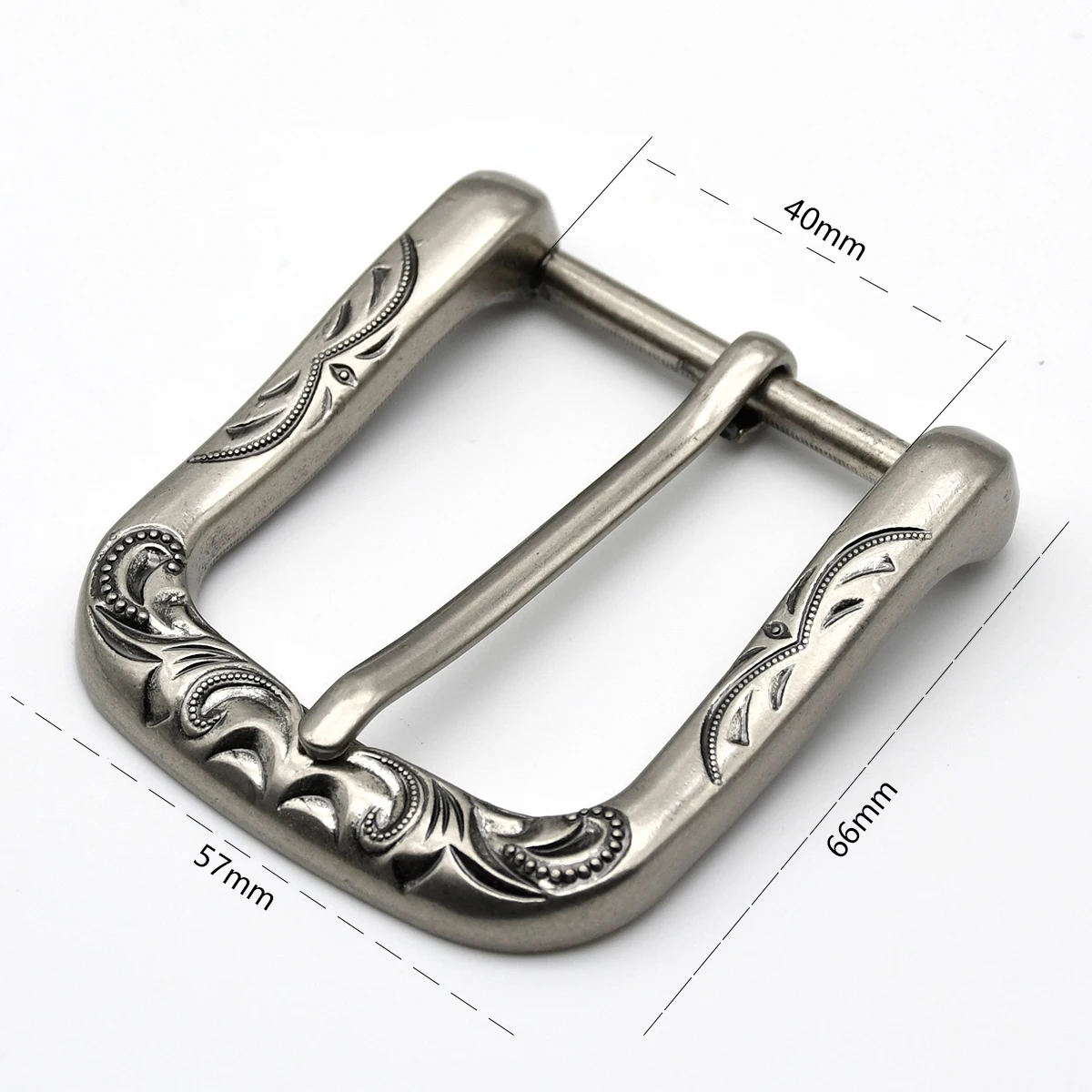 1 قطعة مشبك حزام للرجال 40 مللي متر دبوس مشبك تنقش حزام رئيس الجلود الحرفية حزام أجزاء DIY بها بنفسك اكسسوارات العتيقة برونزية