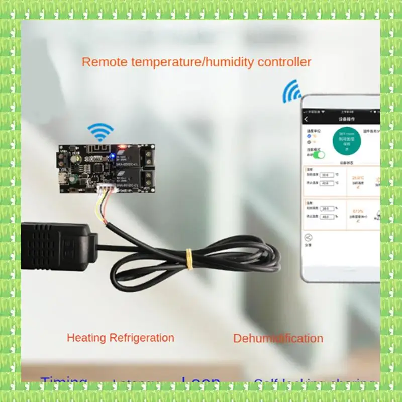 وحدة التحكم عن بعد في درجة الحرارة والرطوبة وحدة التحكم في درجة الحرارة والرطوبة قوية مضادة للتدخل