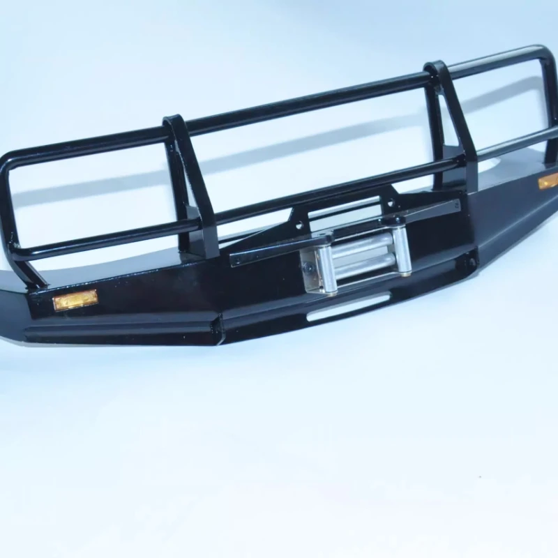 1:10 LC80 RUN80 Metal Bumper Anti-collision Barrel for  Land Cruiser Upgrade and Modification Parts