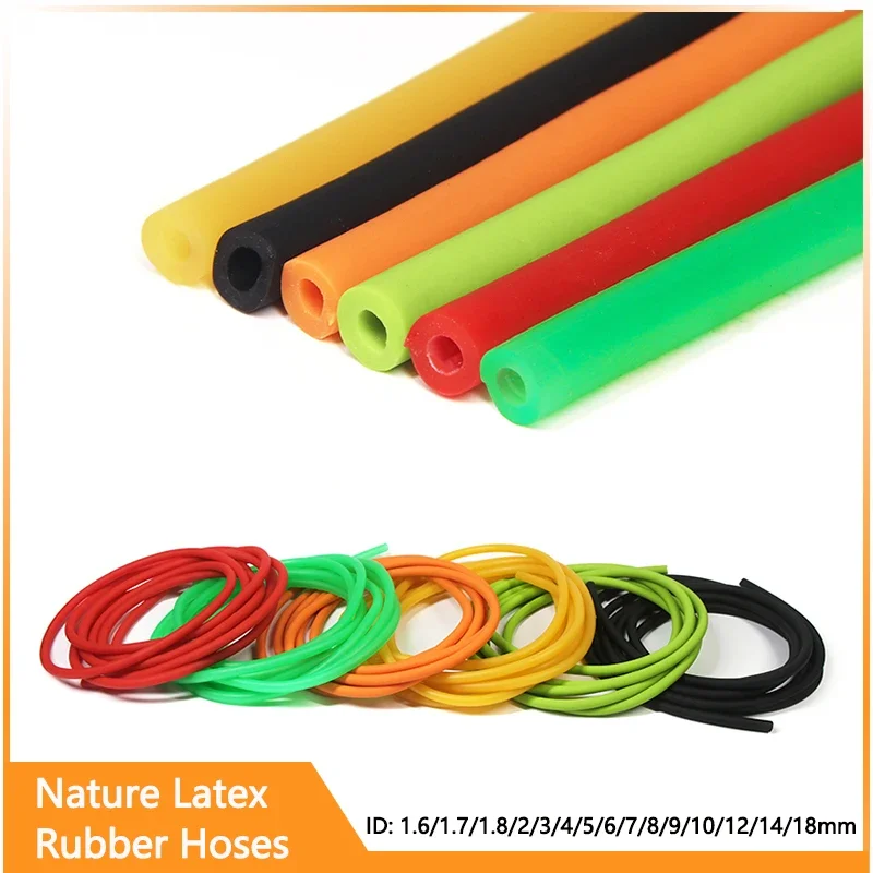 Nature Latex Rubber Hoses Antifreeze Tension Rope Pipe High Resilient Elastic Tube Slingshot for Hunting Slingshot Catapult Bow