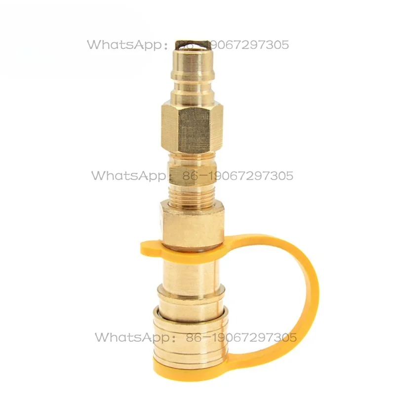 

Переходник для газового баллона 3/8, латунный, для пропана, комбинированный, для зарядки и конвертации