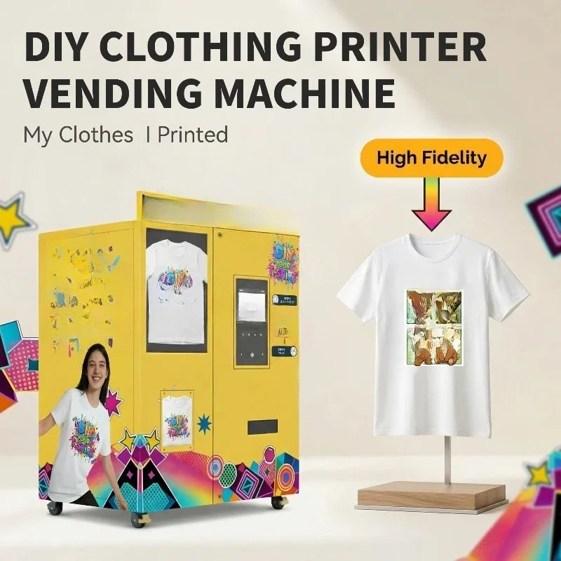 DIY Clothing Self Printing Vending Machine Custom T Shirt Printer Tool Parts