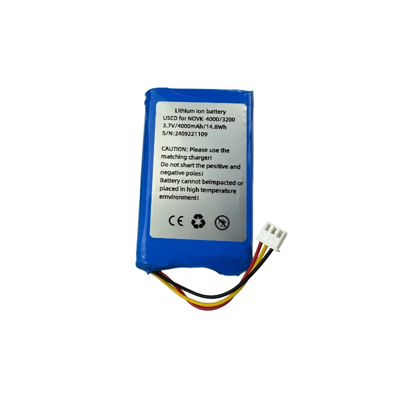 NOVKER-400 Replacement Battery Compatible With NOVKER NK4000 NK3000S NK3200 Fiber Optic OTDR Tester 4000mAh