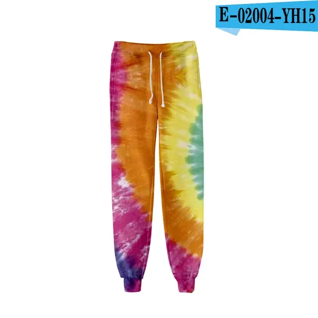 Herren-Jogginghose in Blau mit Swirl-Tie-Dye-Muster, Kordelzug, elastische Bündchen, lockere Passform, lässiger Streetwear-Look, ideal für Sport und den Alltag. – Detail 21