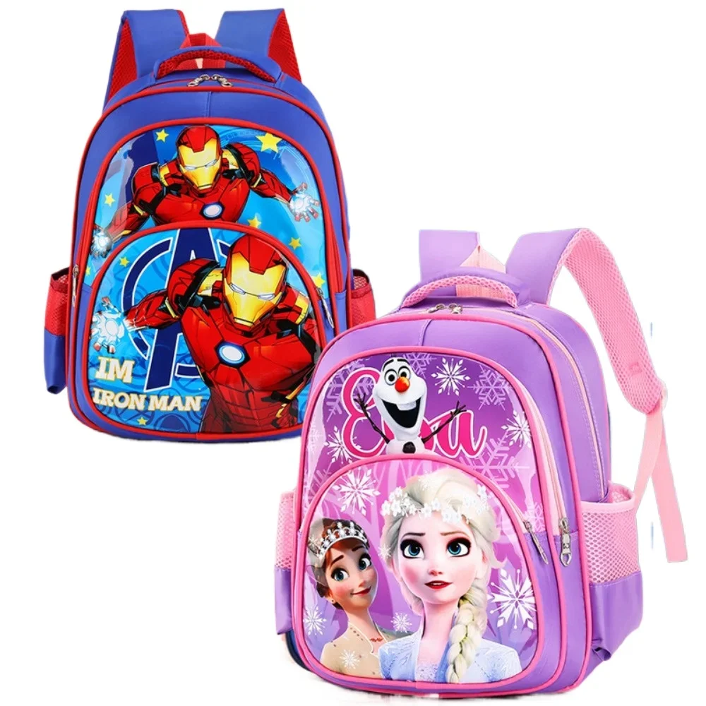 

2023 New 1st To 5th Grade Cartoon Hero Spider Man Iron Man Large Capacity Children's Waterproof Backbone Protection Backpacks
