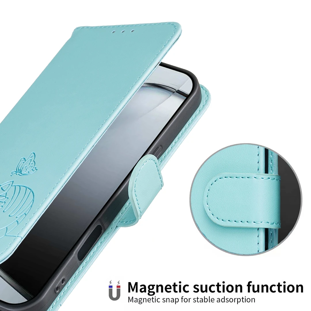 ماجيك 8 برو 7 6 لايت حافظة جلدية لهاتف الشرف X9D X7D X6C X9C X8C X5B X7B X6A 400 300 200 حافظات ذكية Kawaii Cat غطاء حزام الهاتف