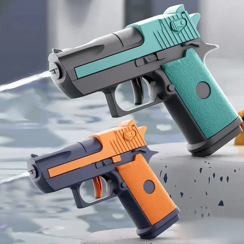 Mini Manual Water Gun Desert Eagle Pistol Shooting game Fight Toy Gun Water Play Summer Outdoor Toys For Children Boys Gifts