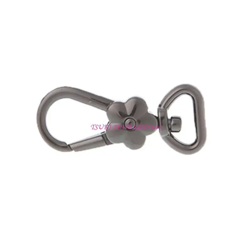 

62KE Flower Lobster Clasps Trigger Clips Clips Locks Сумка для ключей кольца для ключей