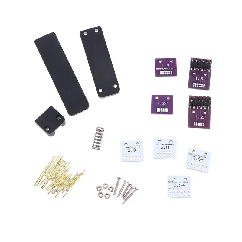 1.27mm 1.5mm 2mm 2.54mm PCB Clip Clamp Fixture Probe Pogo Pin Download Program Burn DIY Program Burning Clip