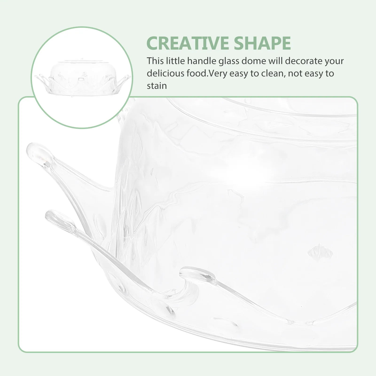 

Набор из 1 прозрачной пластиковой подставки для торта с крышкой, поднос для десертов, держатель для подачи на вечеринках, защита для еды, тарелка для десертов на вечеринку