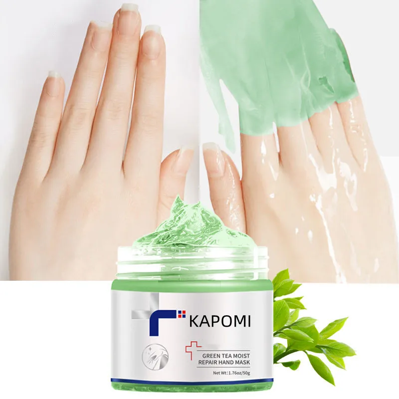 Moisturizing Hand Wax Whitening Skin Beauty Health Exfoliating Anti-aging Hand Green Tea Moist Repair Hand Mask