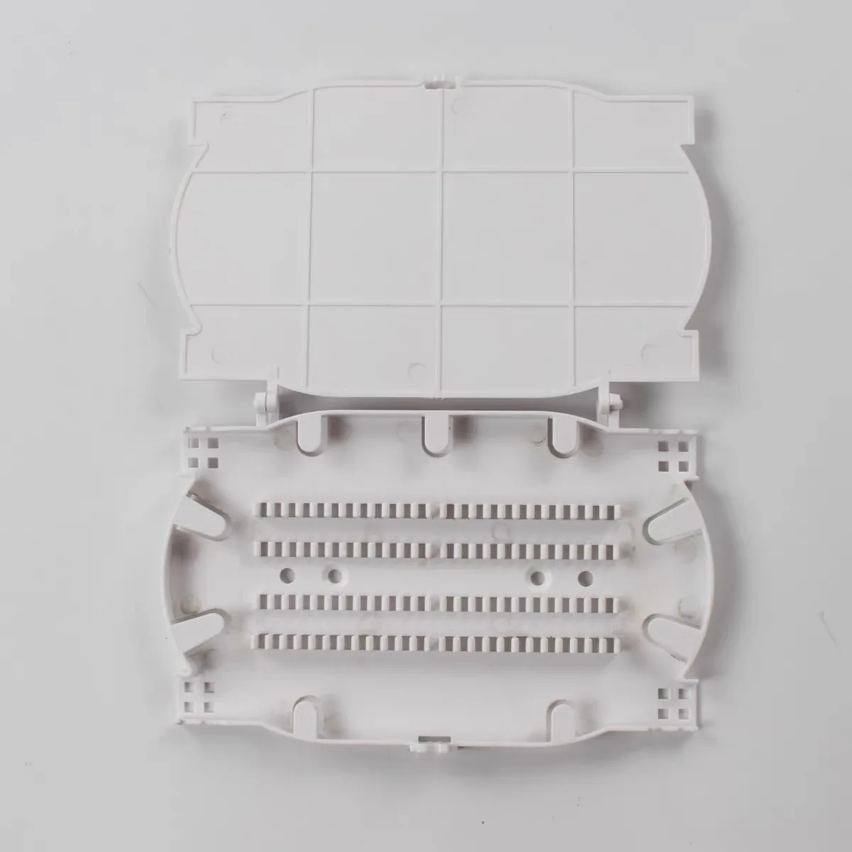 10pcs Fusion splice tray 48-core fiber optic straight 24/36-core fusion splicing tube pigtail plastic ABS cordage