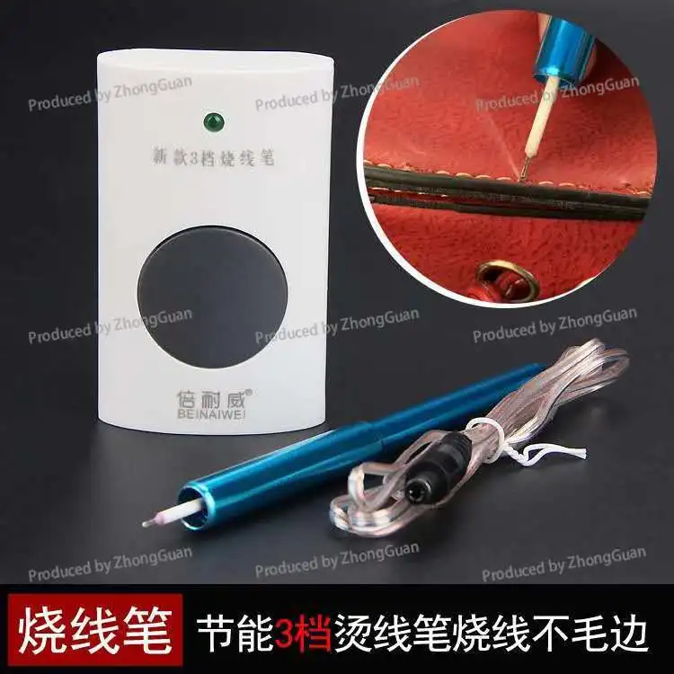 Electronic Thread Burning Pen,  Suture Finishing Rough Edge Treatment, Leather Goods  Smooth Shaping Tool, Leather Goods DIY