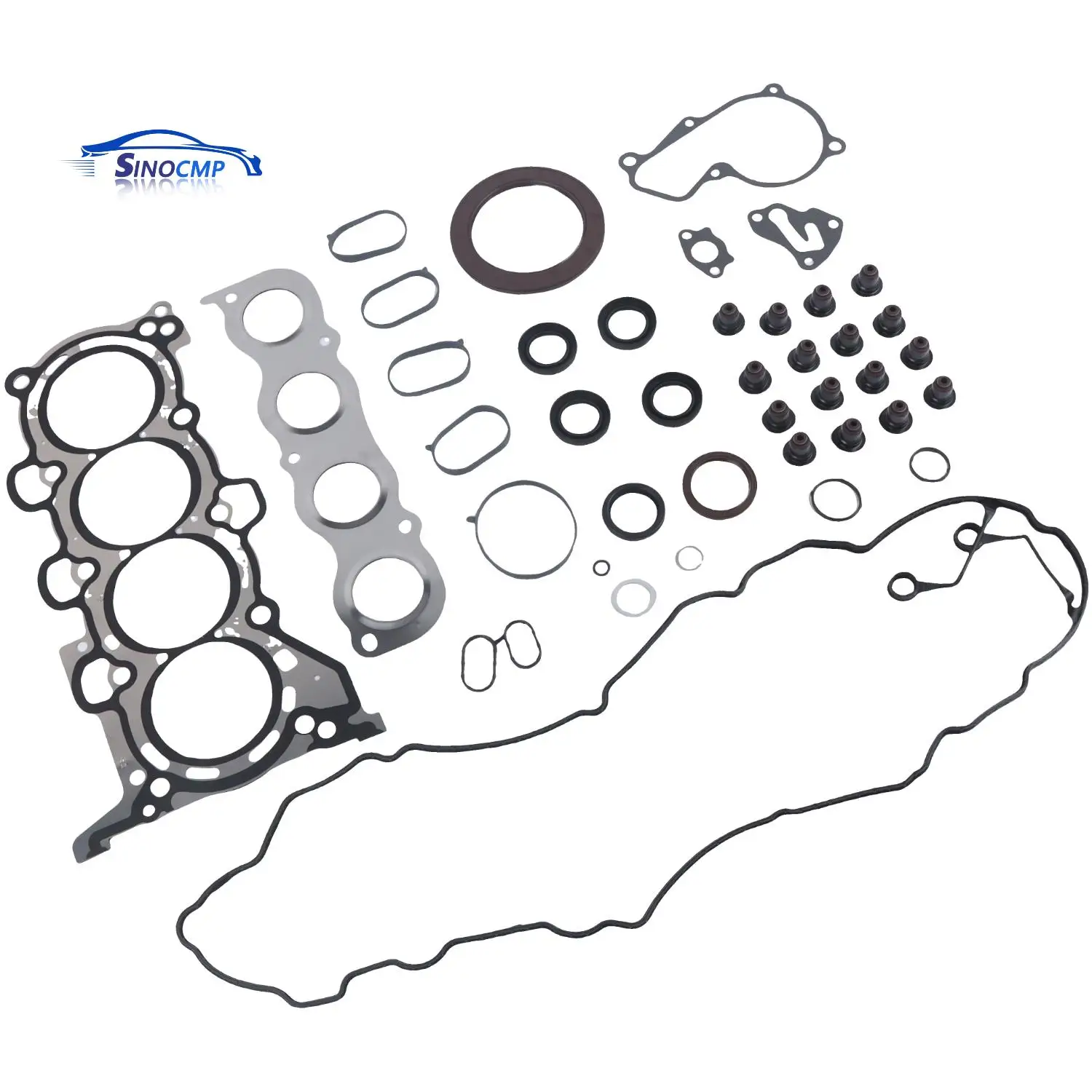 

Engine Overhaul Gasket Seals Set Fits For 2015-2024 Hyundai Elantra Kona Tucson Veloster Kia Forte Seltos Soul G4NH 2.0 Engine