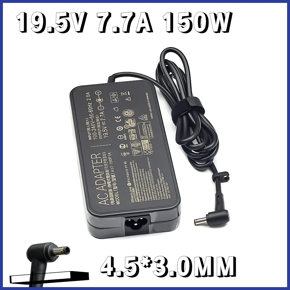 

19.5V 7.7A 150W Gaming Laptop charge for Asus ZenBook Pro UX550GD UX550GDX UX580GD UX550GE UX550GEX UX580GE AC Power Supply