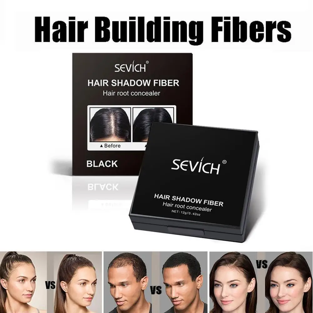 

Hair powder Waterproof Hair Shadow Powder Puff Makeup Line Concealer Cover Hair Powder Hair With Hair for men and women