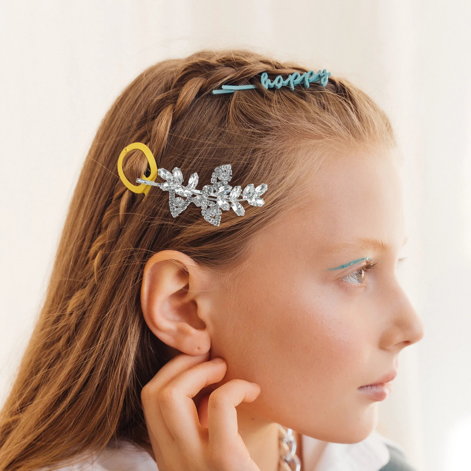 

4Pcs Rhinestone Hair Clips Premium Bridal Hairpins Wedding Bride Hair Accessories for Women Girls Bobby Pin Rhinestone Bobby Pin