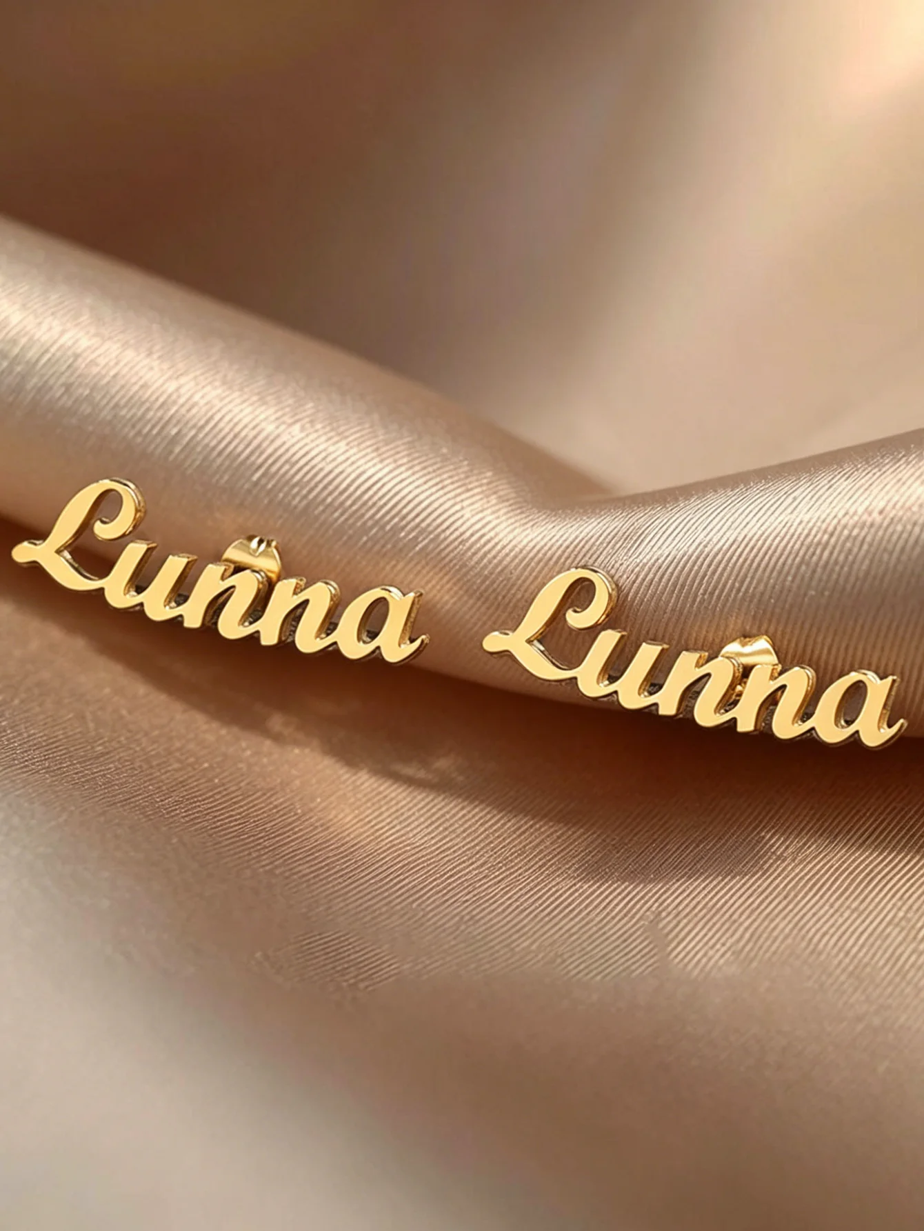 Customizable Name Stainless Steel Earrings