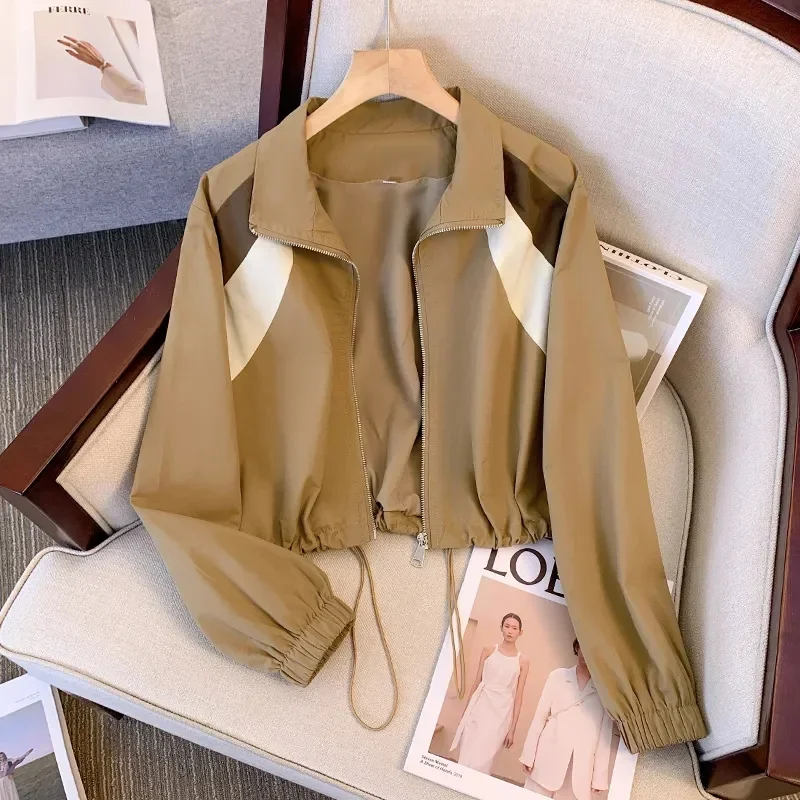 

Korean 2025 Autumn New Short Coat Female High Quality Casual Wild Coat Women Outwear Coats Ladies Jacket Female Outwear Ladies