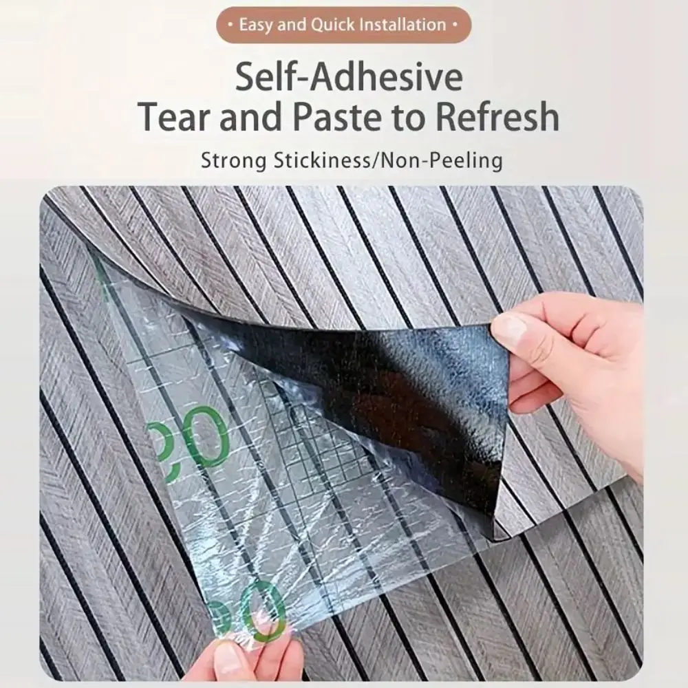 Self-adhesive Grille Wall Sticker Anti-scratch 300cm 3D Background Wall Decor Artistic Thickened DIY Partition Wallpaper
