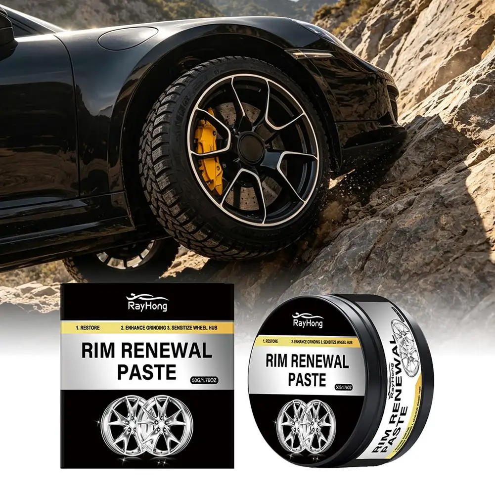 Universal Car Wheel Hub Repair Paste 50g Scratch Car Wheel Paint Restorer for Trailer Truck Automotive Sedan Pickup