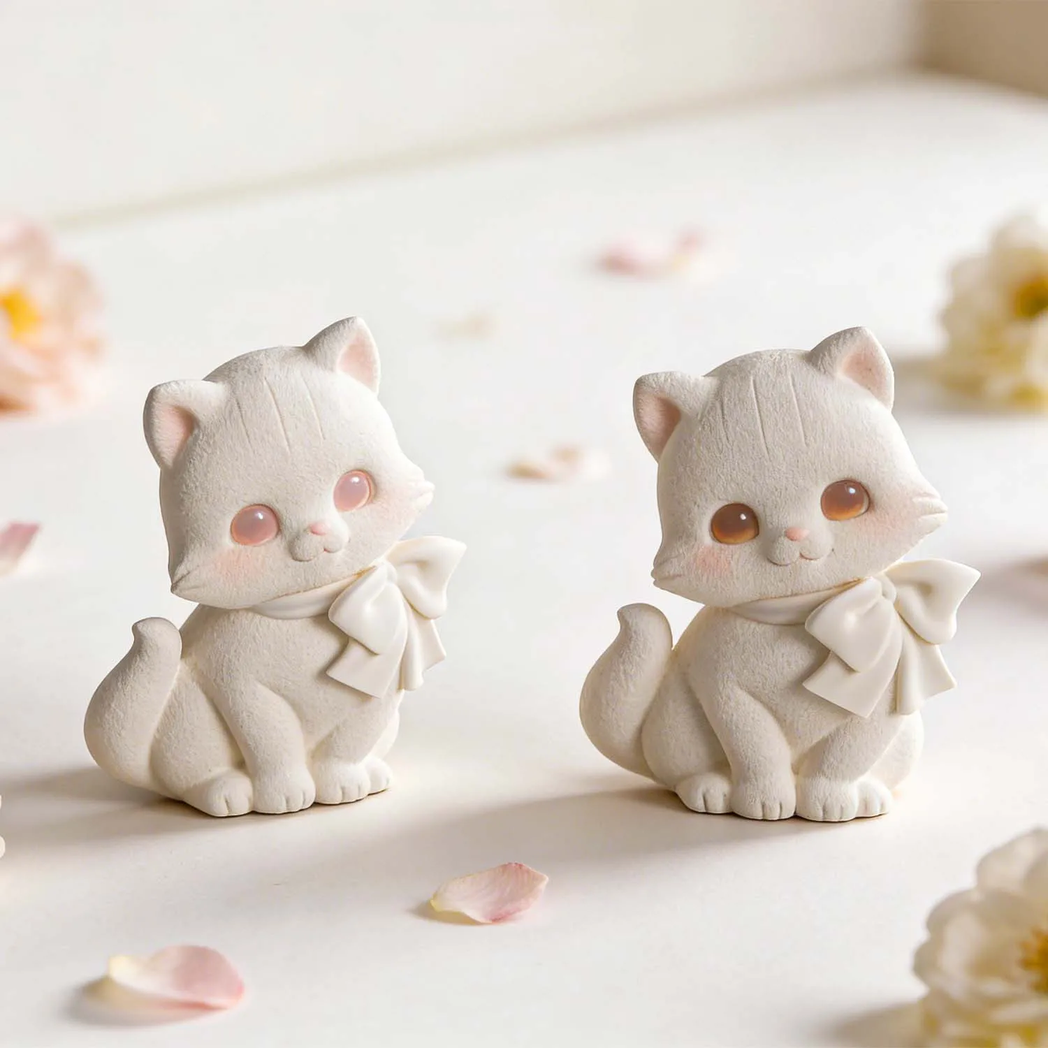 Happy And Fun Cat Mold DIY Craft for Making Cat，Shaped Candles ，Plaster Diffusers ， Suitable for, Plaster Crafts, Holiday Gifts