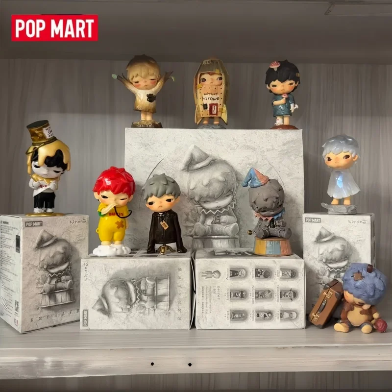 

POPMART Hirono Reshape Series Mystery Box ПВХ Аниме Фигурка Коллекционная модель Настольные украшения Унисекс Кукла Игрушка в подарок