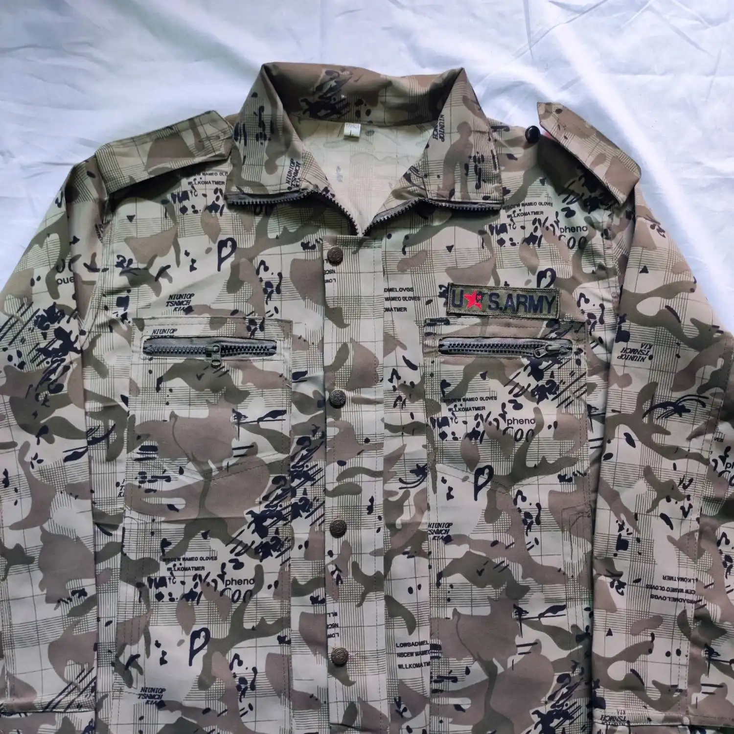 2025  Ukrainian troops' new gray plaid camouflage suit