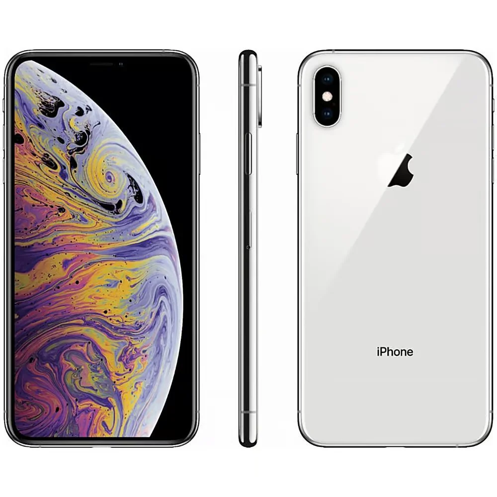 هاتف Apple iPhone XS Max 4G A12 Bionic IOS 6.5 بوصة أصلي غير مقفول وذاكرة وصول عشوائي 4 جيجابايت وذاكرة قراءة فقط 64/256 جيجابايت 97% جديد