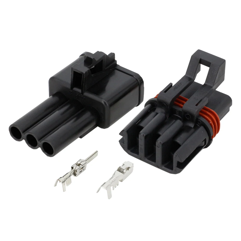 

3 Pin Automotive Connectors Male And Female Harness Connector Included DJ7039A-2.8-11 / 21 3P