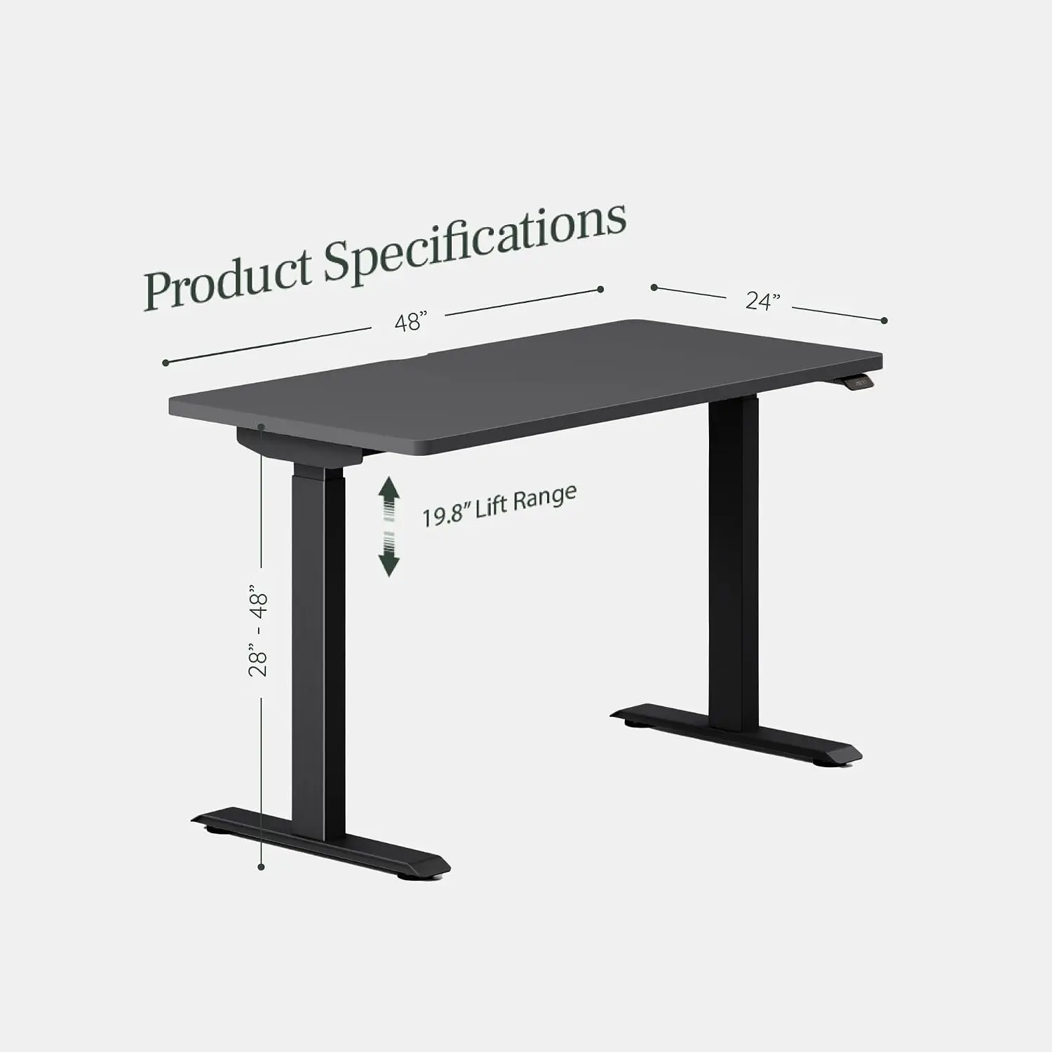 Adjustable Standing Desk with 20