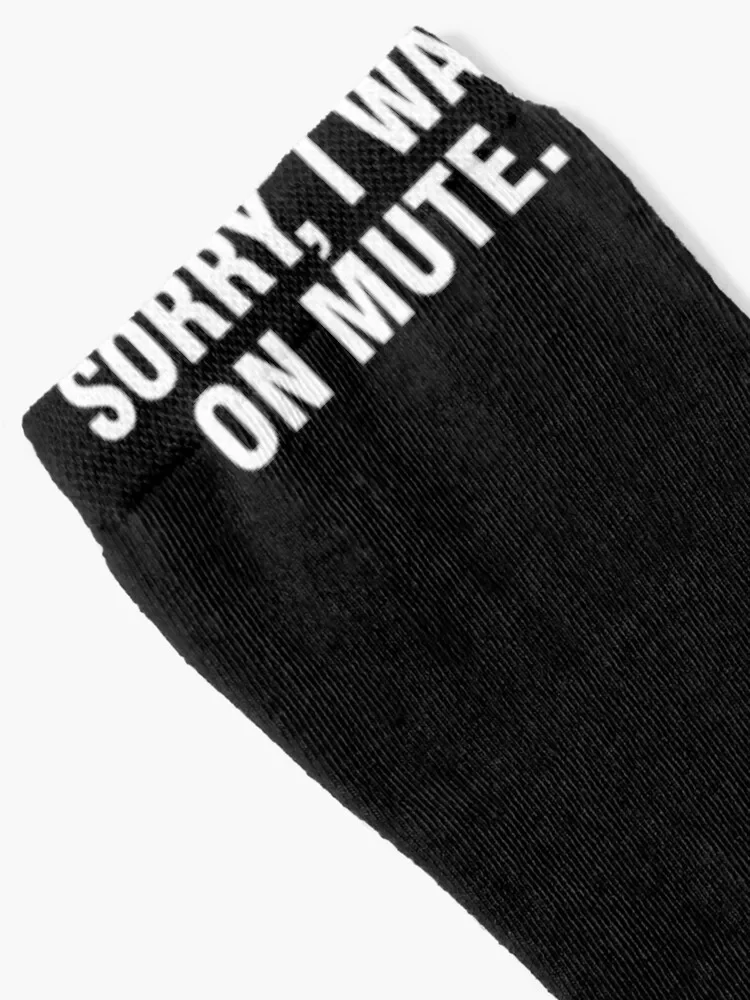 Sorry I was on mute Socks cute sports stockings Children's Socks For Women Men's