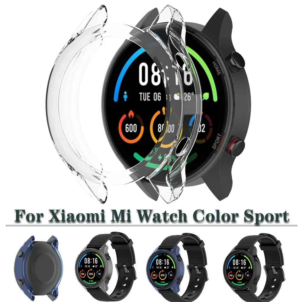 

Для Xiaomi Mi Watch Color Sport Case Силиконовый противоударный защитный чехол Мягкая защитная рамка из ТПУ