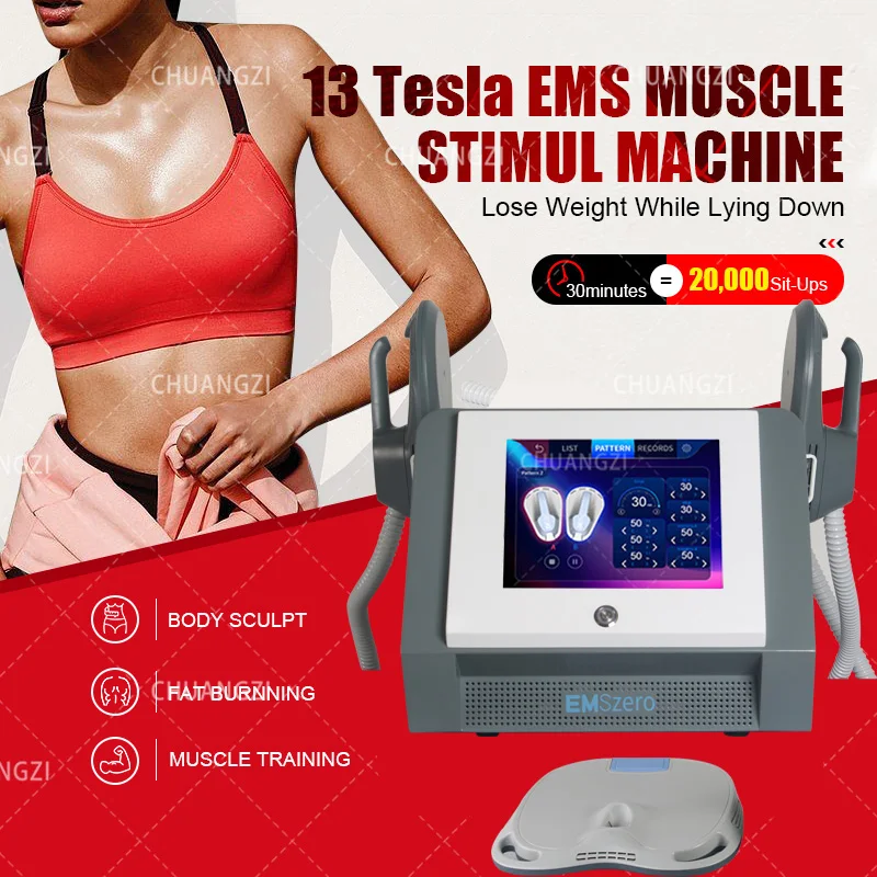 

Electromagnetic Muscle Stimulate Slimming Machine Emszero RF Body Sculpting build muscles Weight loss device