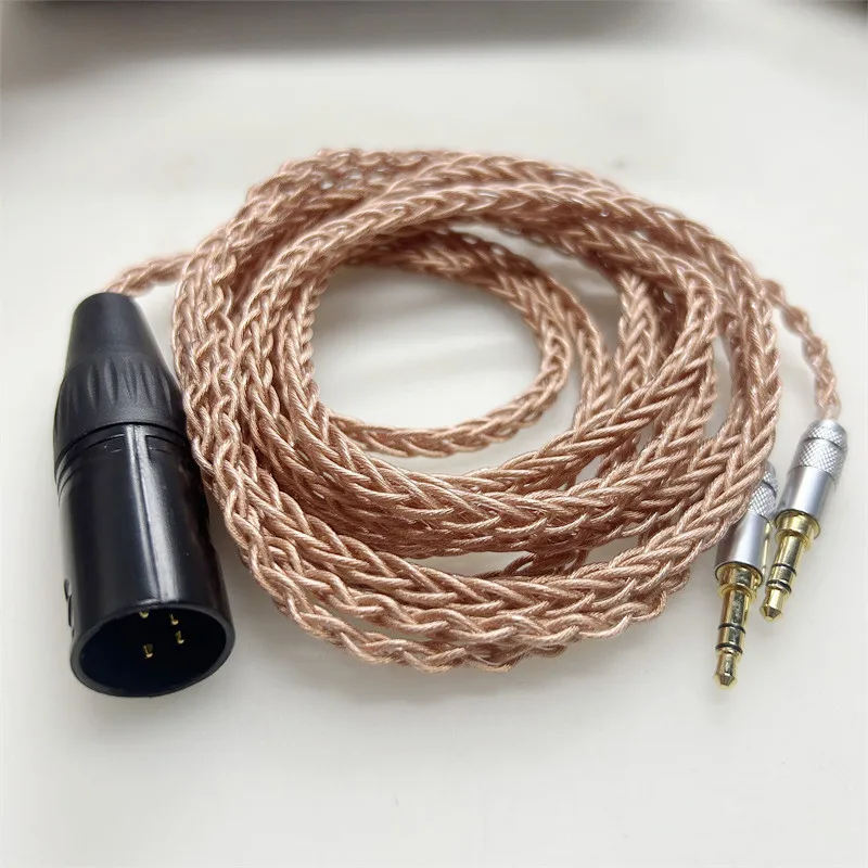 

XLR 4PIN turn double 3.5mm 8 share pure copper