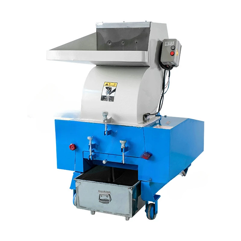 250kg Plastic Crusher Machine Silent Powerful   Industrial Multifunctional Side Feeder   