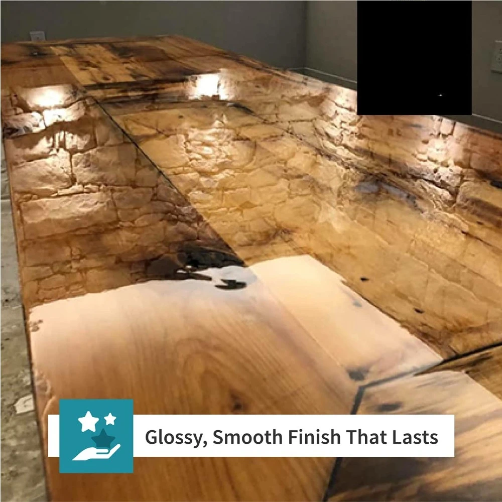 لوازم النحت/إيبوكسي الراتنج العميق، شفاف كريستالي، لامع شفاف عالي اللمعان، مثالي لمشاريع عميقة 1-4 بوصة - إيبوكسي صب عميق