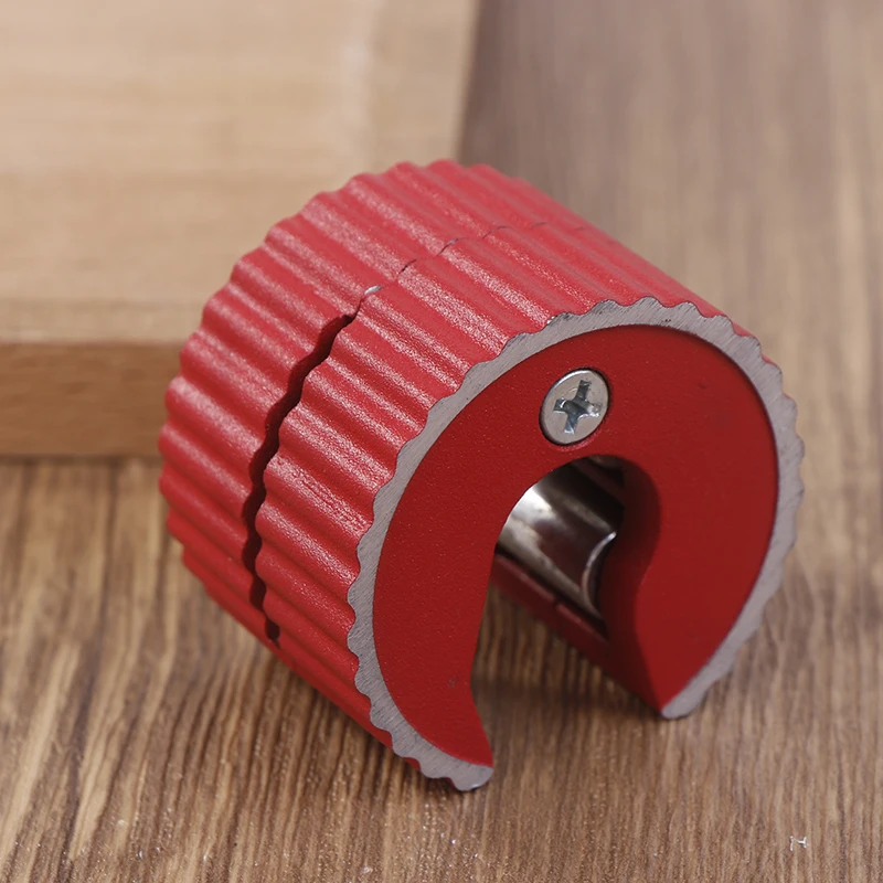 Compact Round Tube Cutter Made of Aluminum Alloy; Compatible with Copper, Aluminum, PVC Tubes; Mini Self-Locking Cutter.