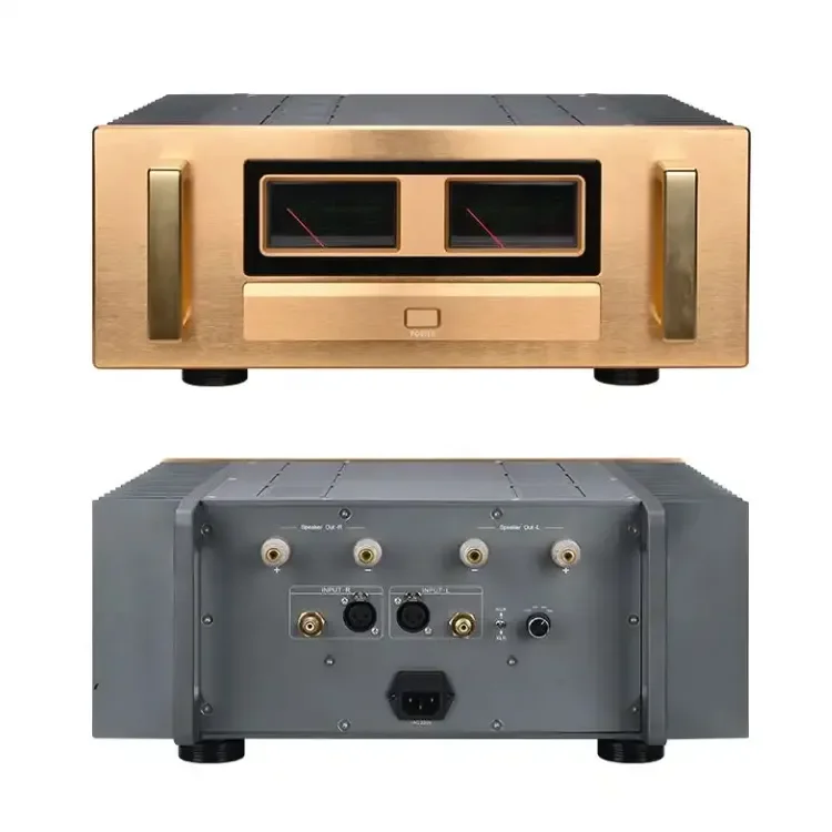 BRZHIFI High Sound Quality A75S Clone AccuPhase Golden Aluminum 2 Channel Hi End Headphone Audio Class A Amplifier