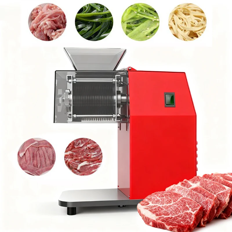 Fully Automatic Meat Cutting Machine Commercial Chicken Duck Poultry Cutting Machine Electric Small Chicken Chopping