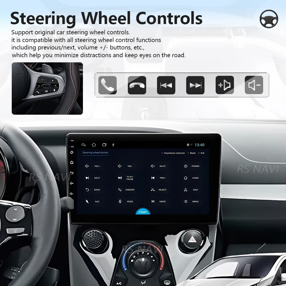 For Peugeot 108 Toyota Aygo B40 2014 - 2021 Multimedia GPS Player Stereo 2din Head Unit 360 Camera Carplay Car Radio Android 16
