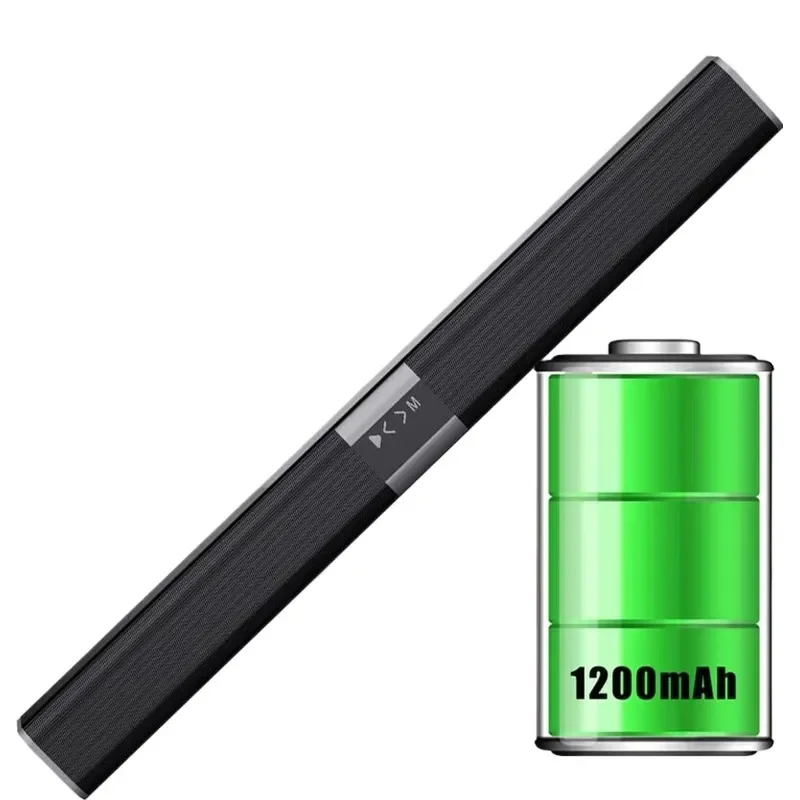 サウンドブラスター-bluetoothスピーカー-80cm-長尺-ワイヤレスtvサウンドバー-ホームシアター用-重低音サラウンドステレオオーディオ搭載