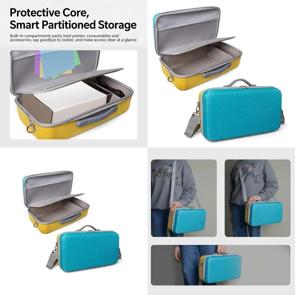Carry Case for Liene PixCut S1 Color Printer Hard Travel Case Strong Storage F19E