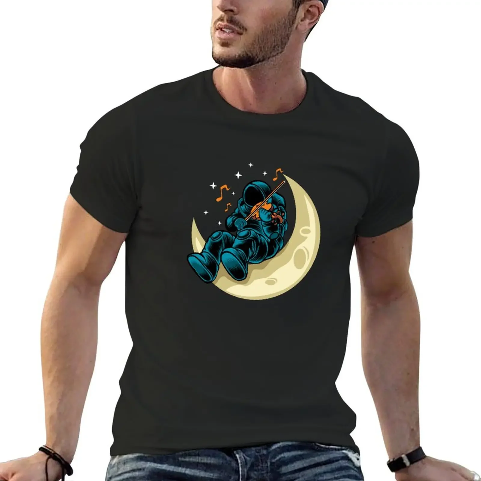 

Space Violinist T-Shirt custom shirt anime stuff men graphic t shirts
