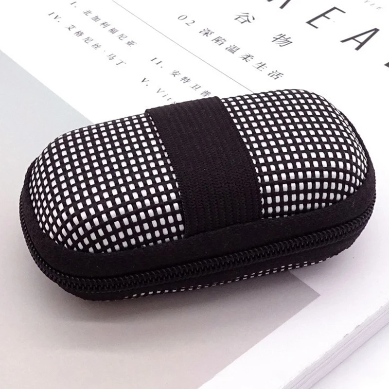 

1PCS Portable EVA Zipper Box Folding Reading Glasses Box Fashion Unisex Presbyopia Prescription Eyewear Protective Case Cover